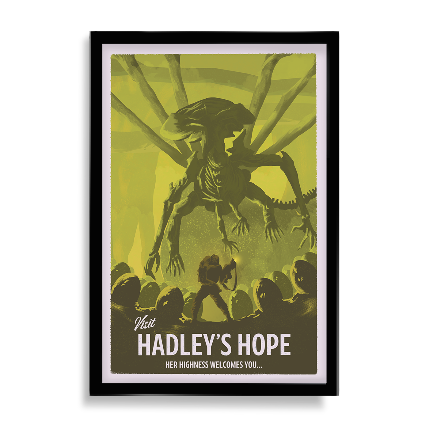 Alien Hadley’s Hope Inspired Travel Poster