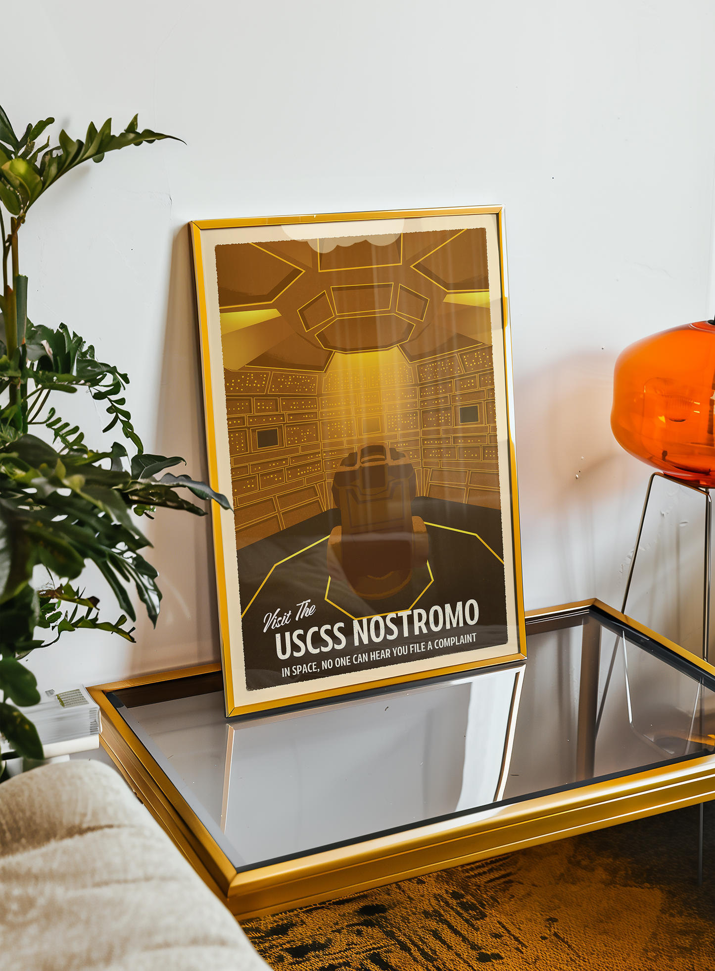 Alien USCSS Nostromo Inspired Travel Poster