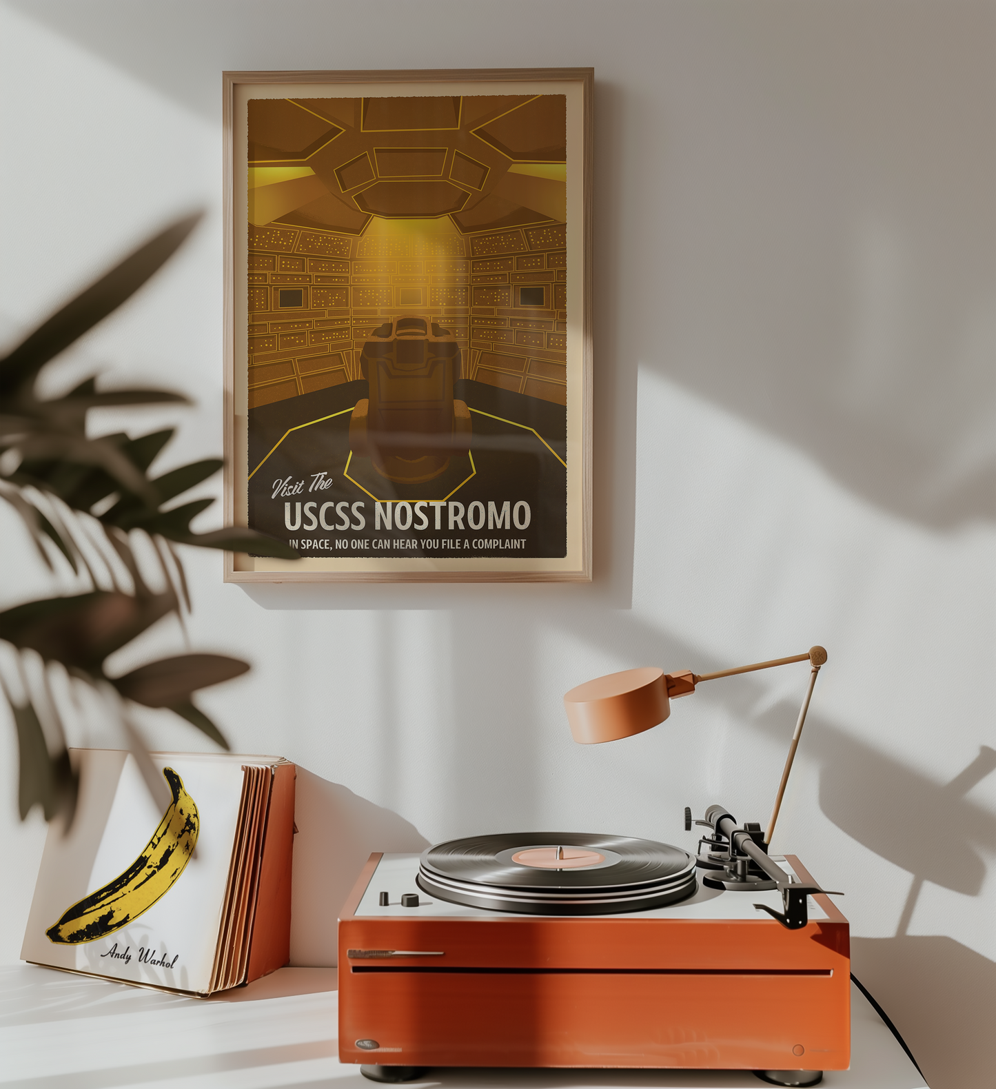 Alien USCSS Nostromo Inspired Travel Poster
