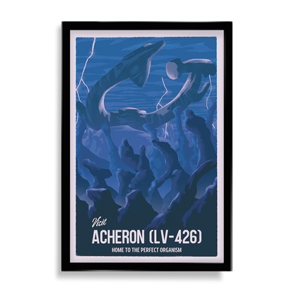 Alien Acheron (LV-426) Inspired Travel Poster