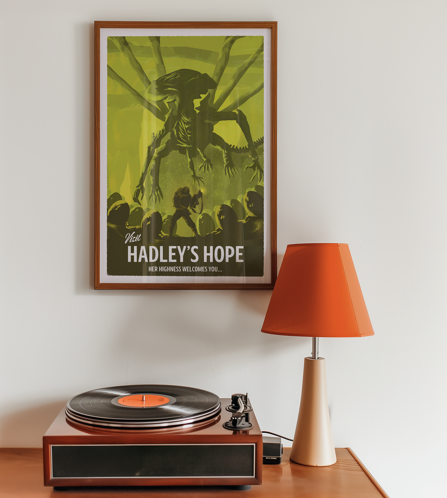 Alien Hadley’s Hope Inspired Travel Poster