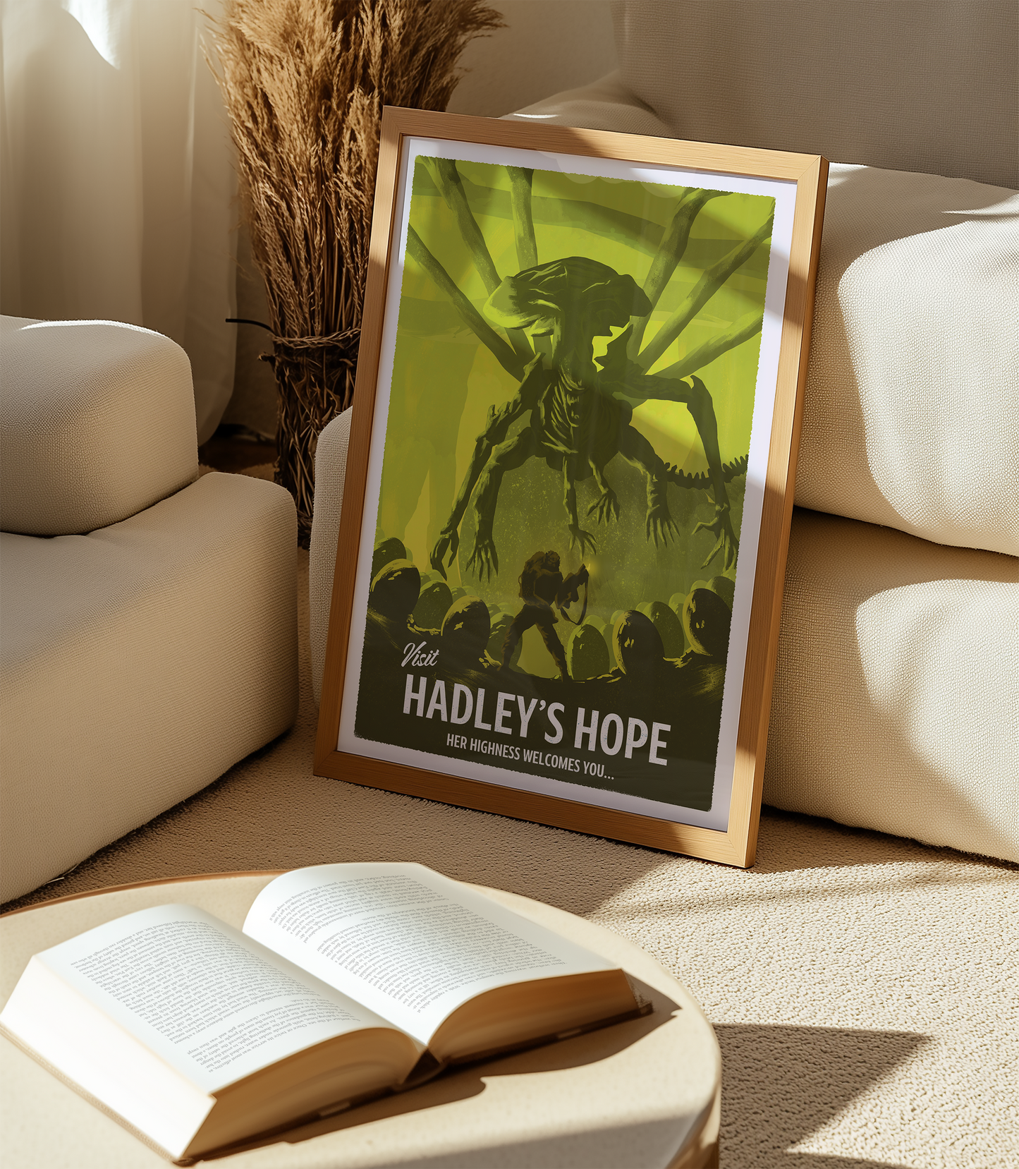 Alien Hadley’s Hope Inspired Travel Poster