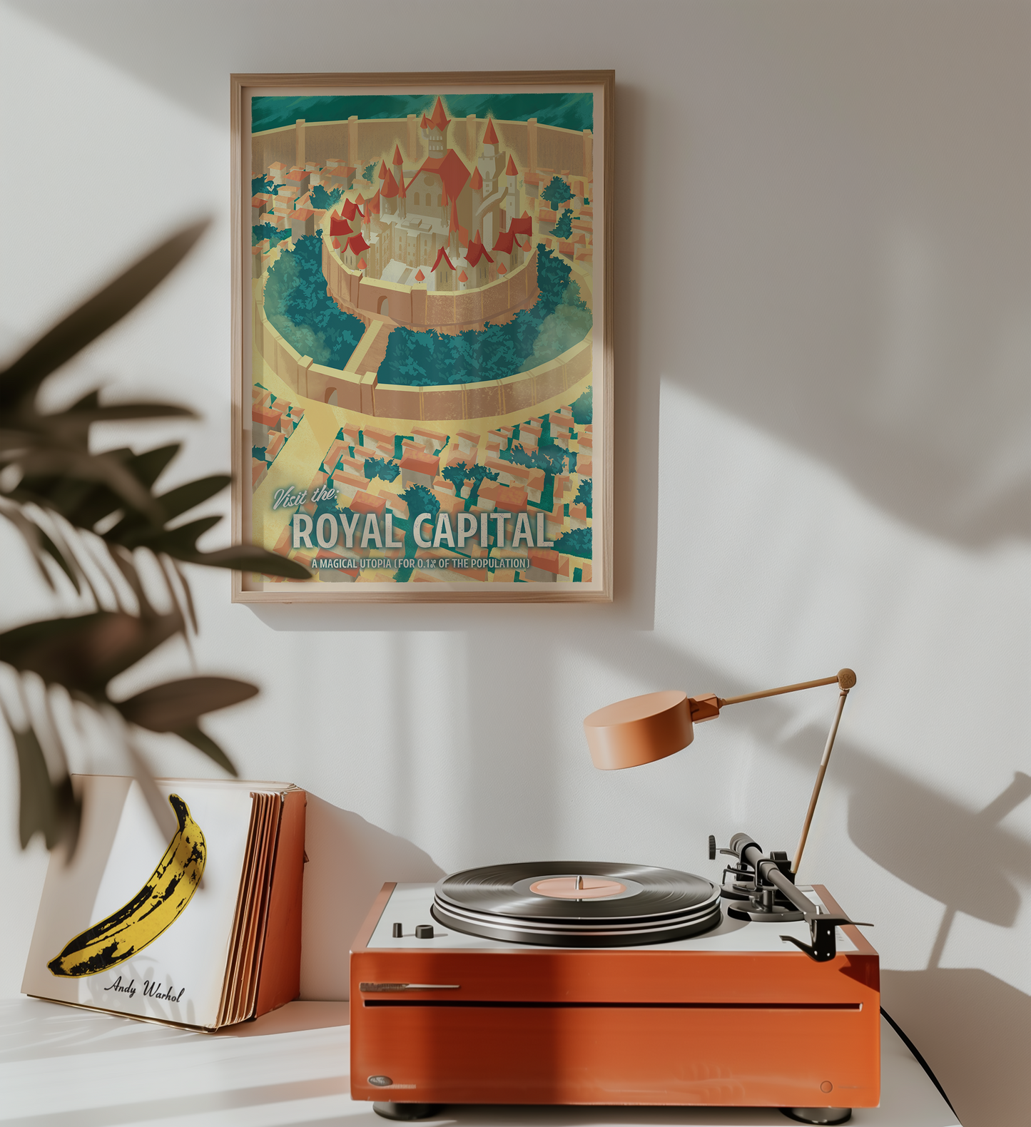 Royal Capital Black Clover Inspired Travel Poster