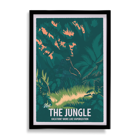 The Jungle Predator Inspired Travel Poster