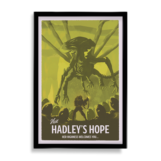 Alien Hadley’s Hope Inspired Travel Poster