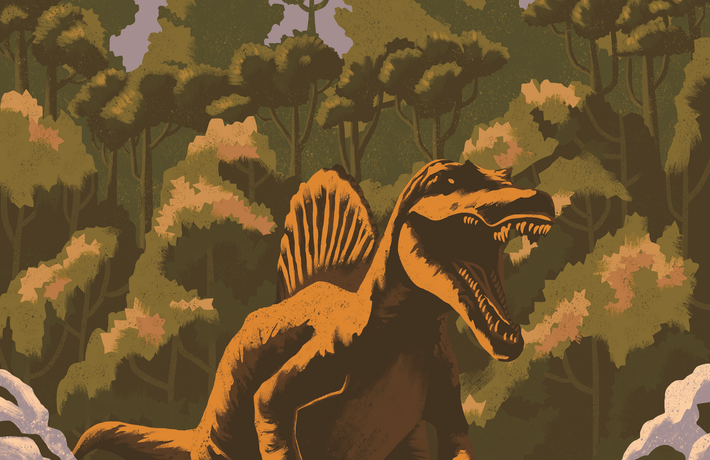 Jurassic Park Isla Sorna Inspired Travel Poster